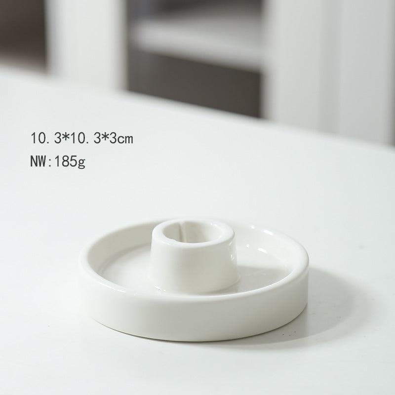 Minimalist Ceramic Candle Holder Kalsten