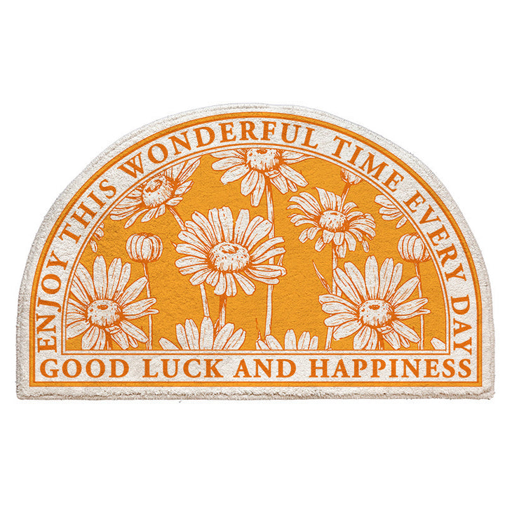 Floral Emblazoned Area Mat Kalsten