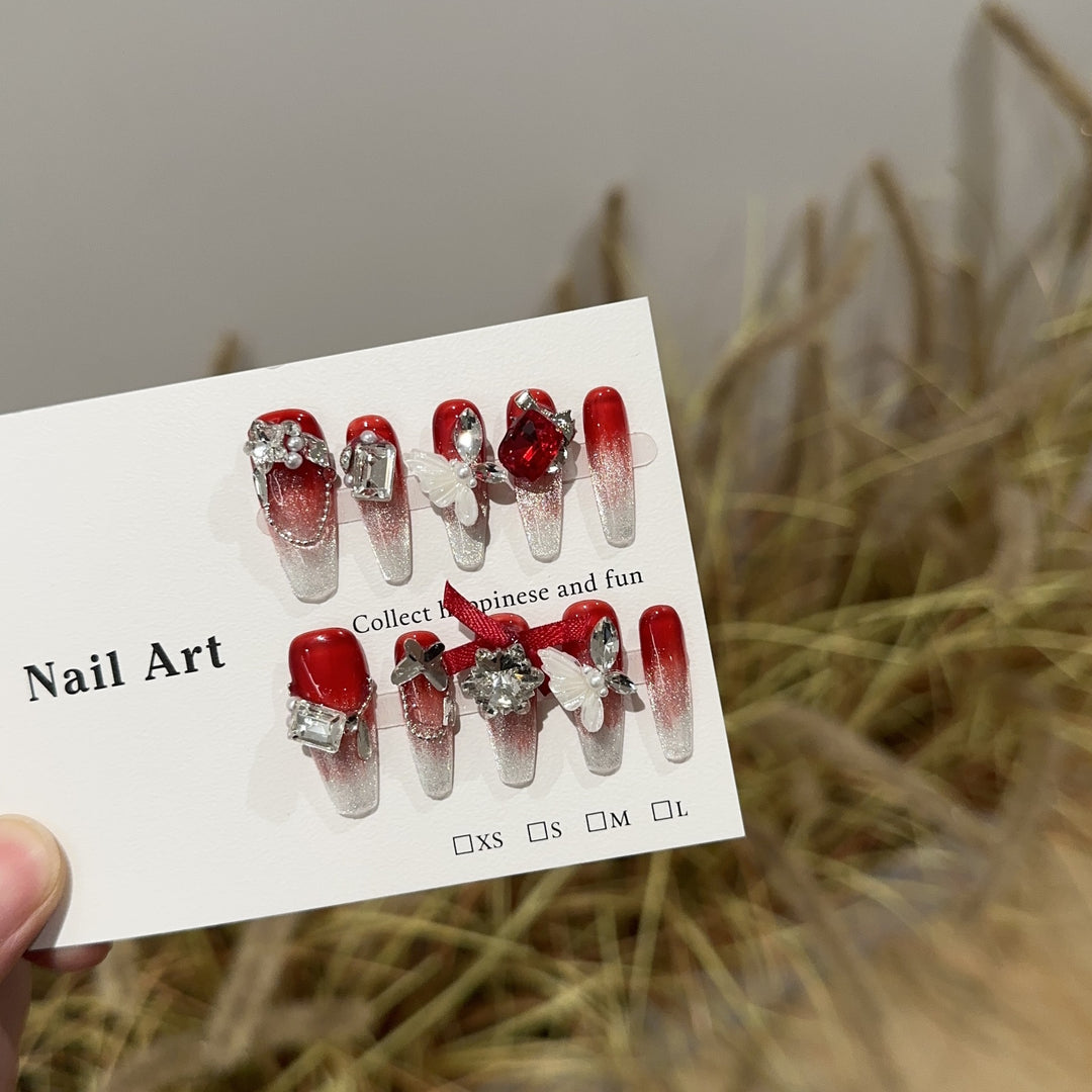 Luxury Decorative Press-On Nail Art Set