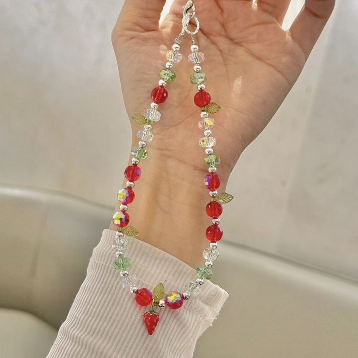 Decorative Fruit-Inspired Beaded Necklace Kalsten