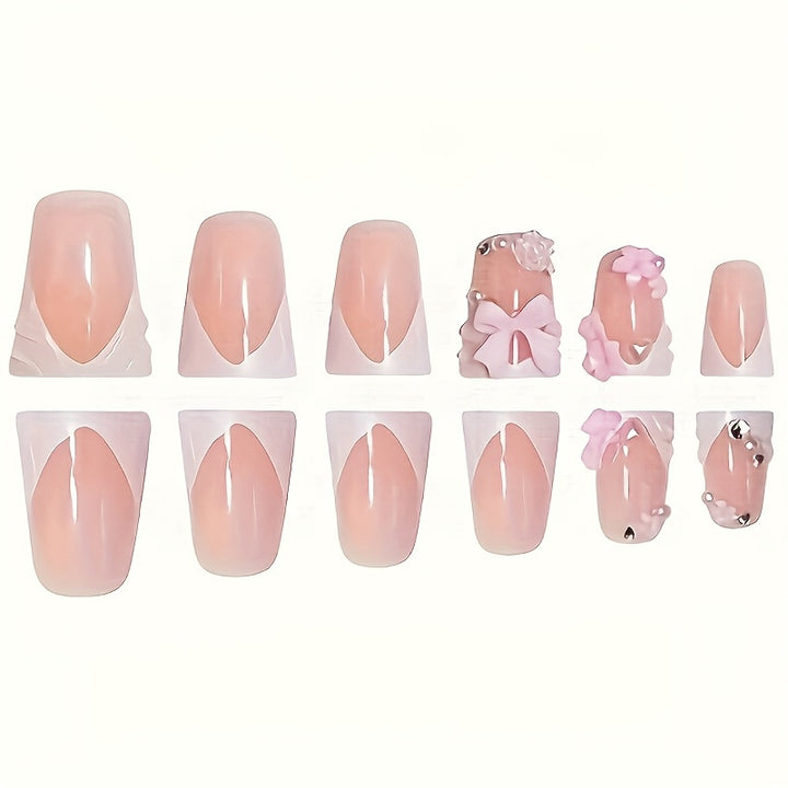 Artistic Floral Press-On Nail Extensions Kalsten