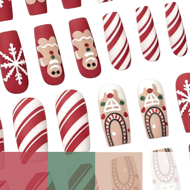 Festive Holiday-Themed Nail Art Enhancements Kalsten