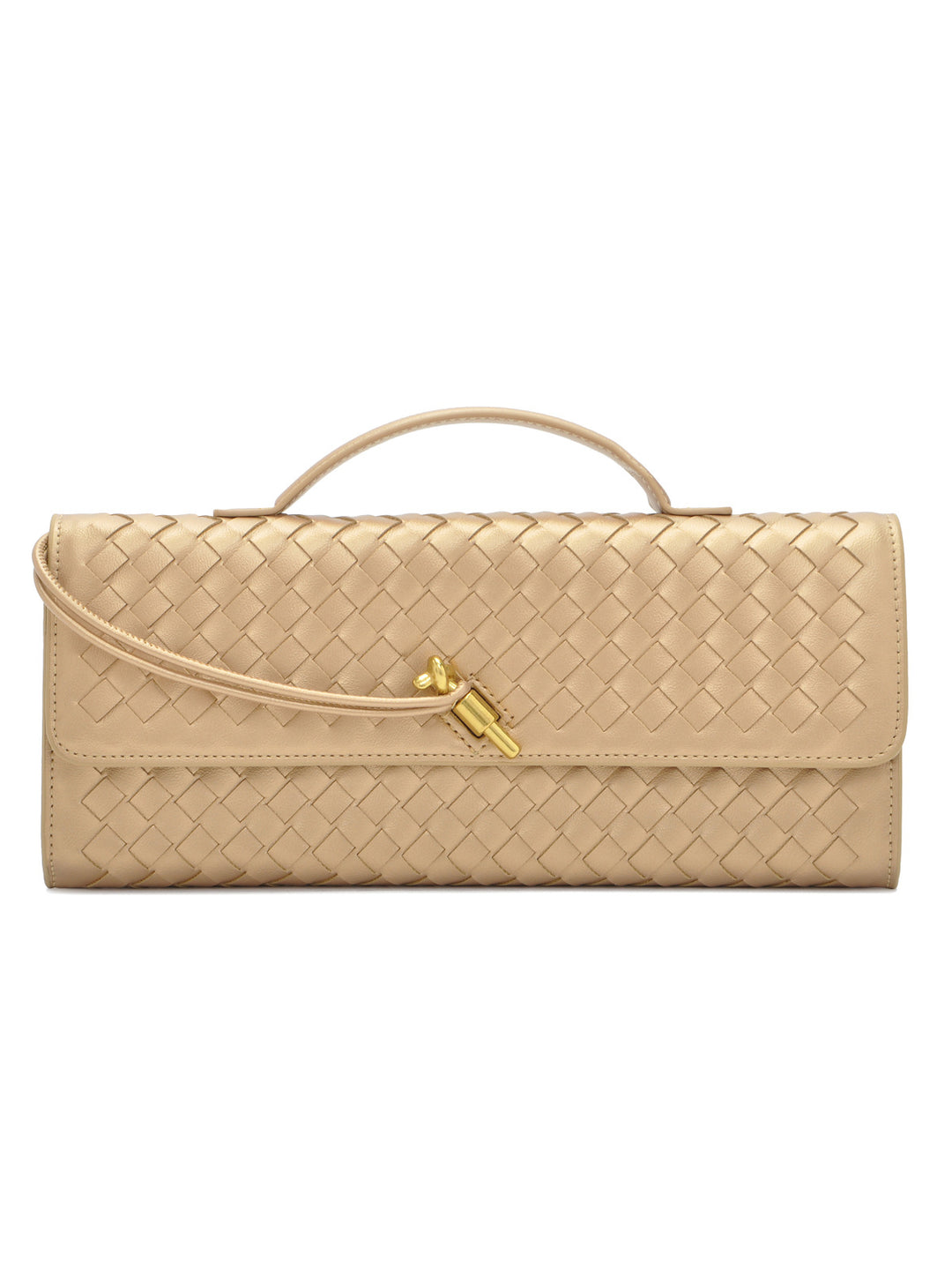Woven Leather Clutch Kalsten