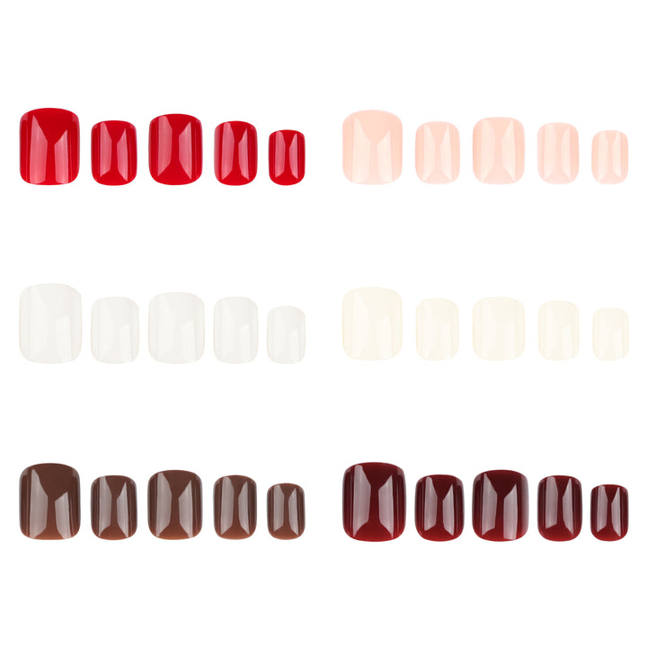Artful Nail Extensions with Elegant Glossy Finish Kalsten
