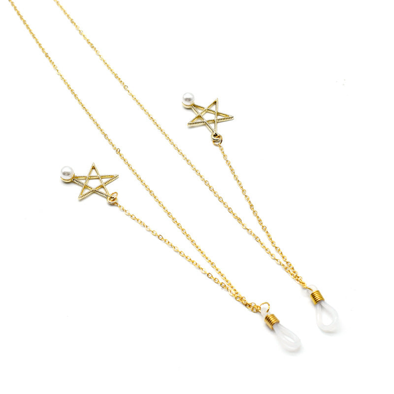 Star-Motif Eyewear Holder Chain Kalsten