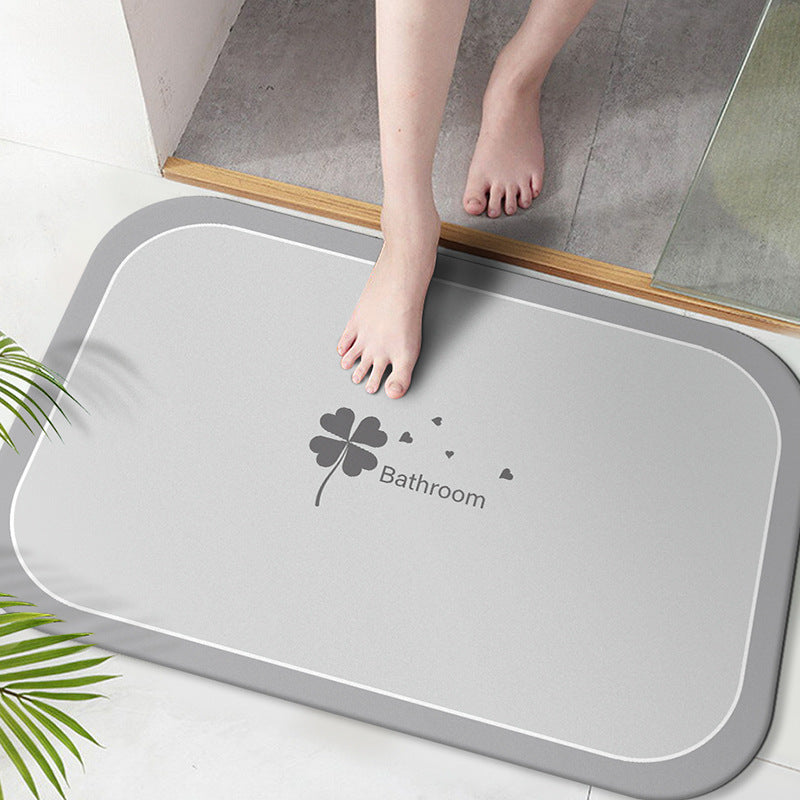 Soft Microfiber Bath Mat with Anti-Slip Features