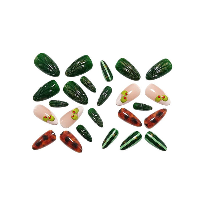 Artistic 3D decorated artificial nails Kalsten