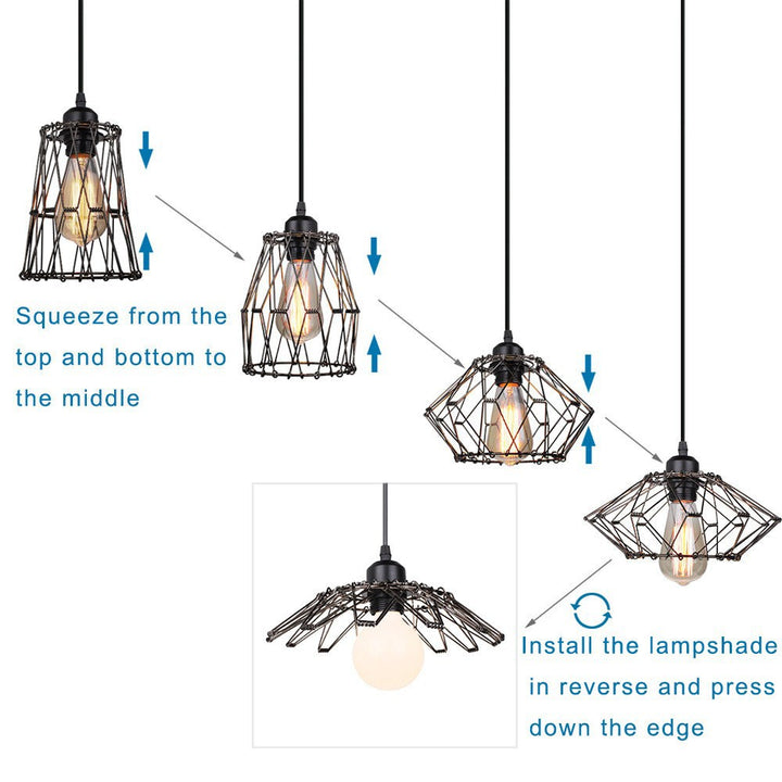 Adjustable Geometric Pendant Light