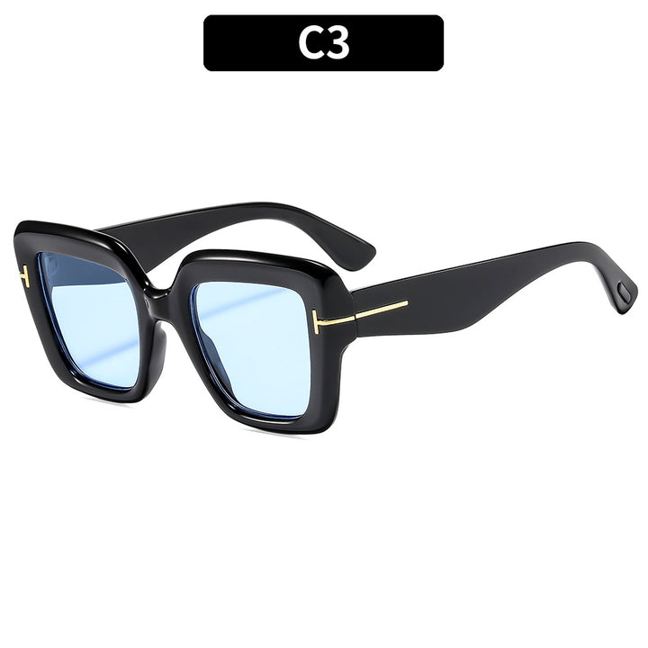 Bold Angular Geometric Sunglasses