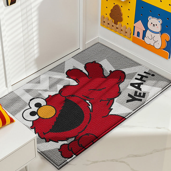 Playful Cartoon Character Area Rug Kalsten