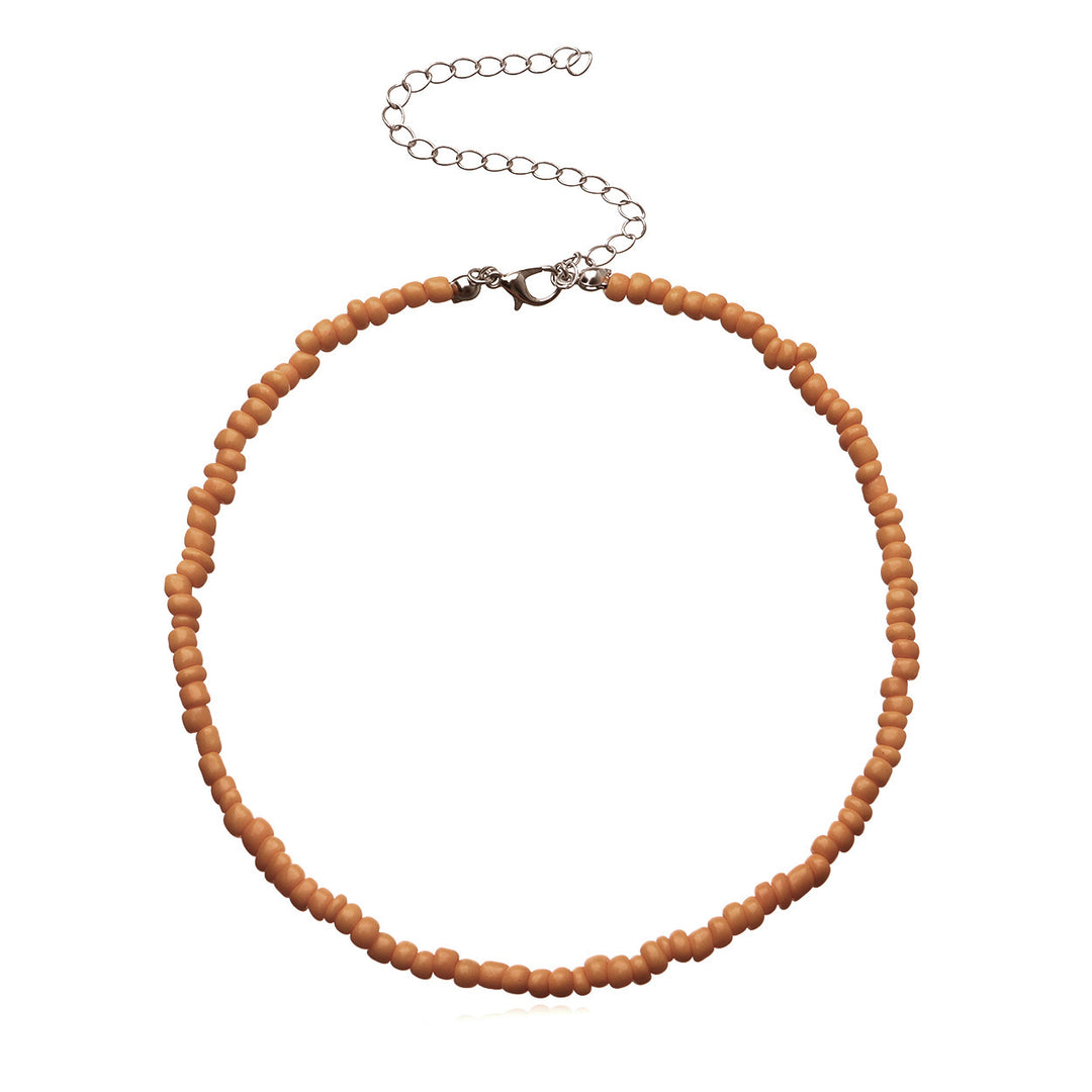 Colorful Beaded Choker Necklace Kalsten