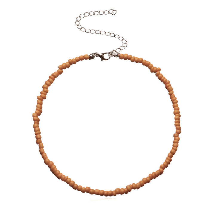 Colorful Beaded Choker Necklace Kalsten