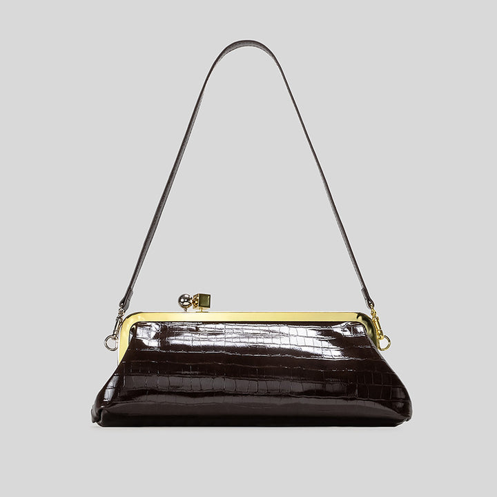 Elegant Patent Leather Evening Handbag