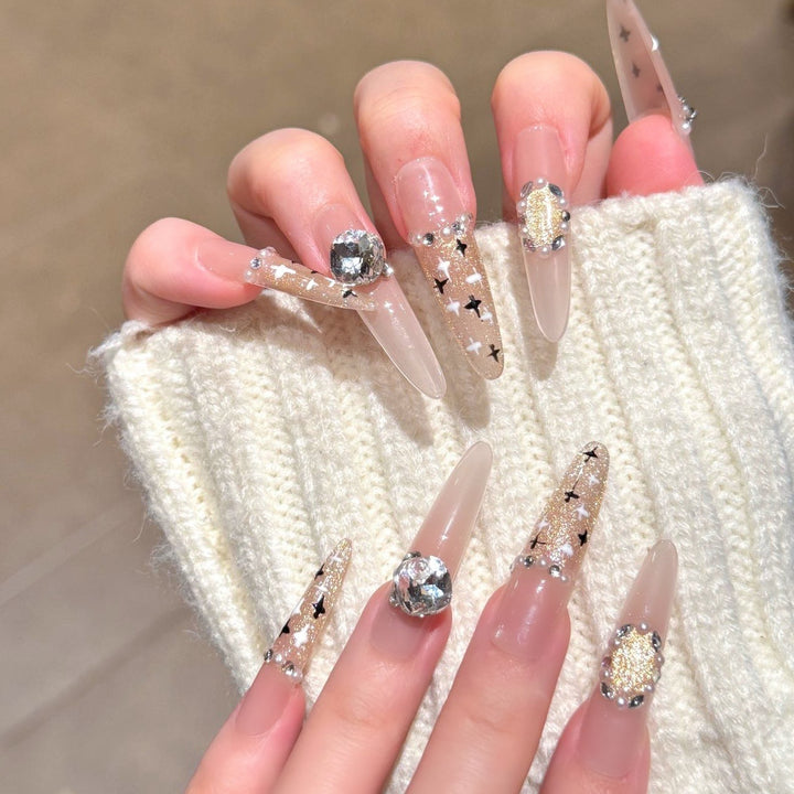 Artistic Premium Detailed Press-On Nail Art Kalsten