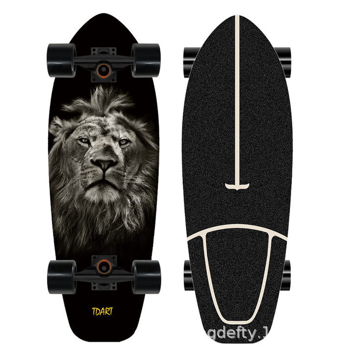 Artistic Lion Design Skateboard Kalsten