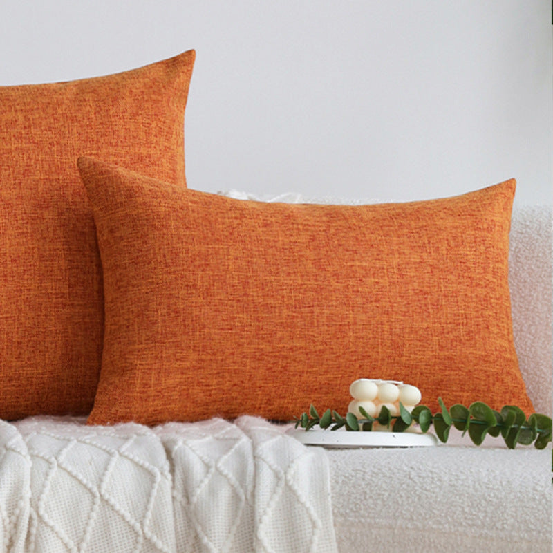 Rectangular sofa cushion cover in linen look Kalsten