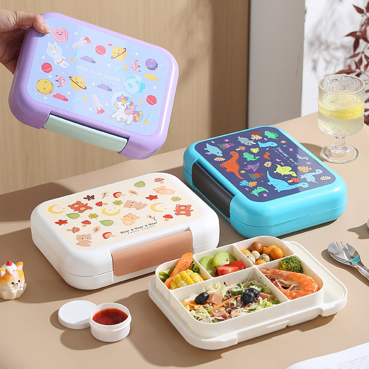 Cute Cartoon-Themed Lunch Box
