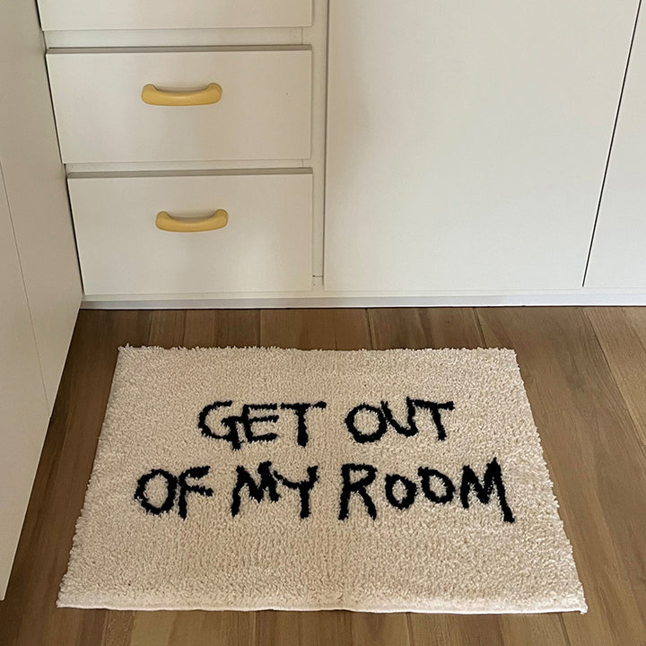 Funny Text Bath Mat Kalsten