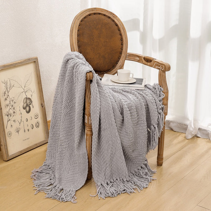 Cozy Knitted Blanket