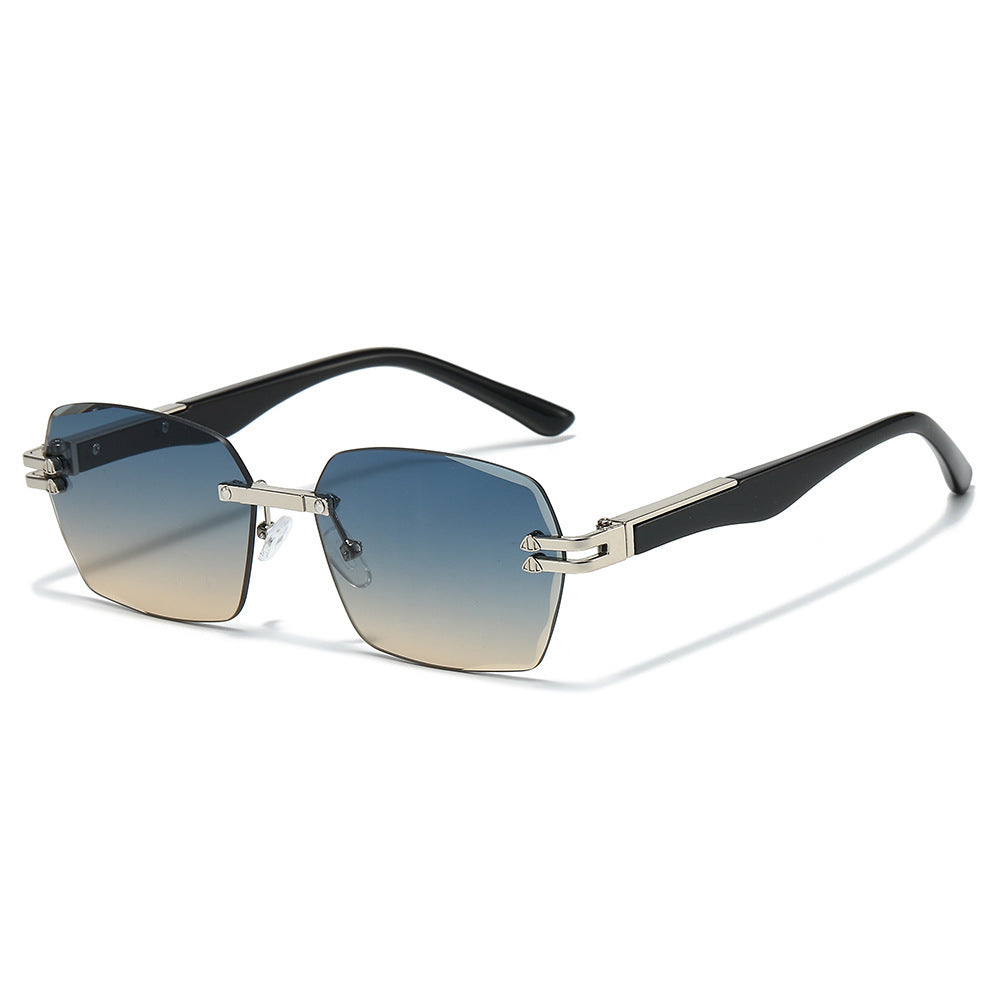 Oversized Geometric Sunglasses with Metal Details Kalsten
