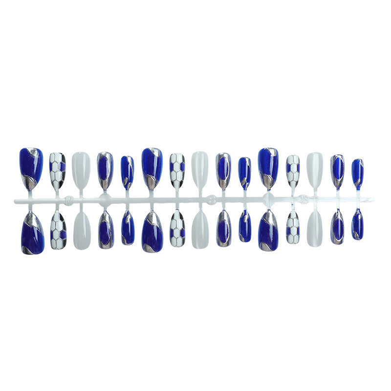 Creative Sports-Inspired Press-On Nail Art Set