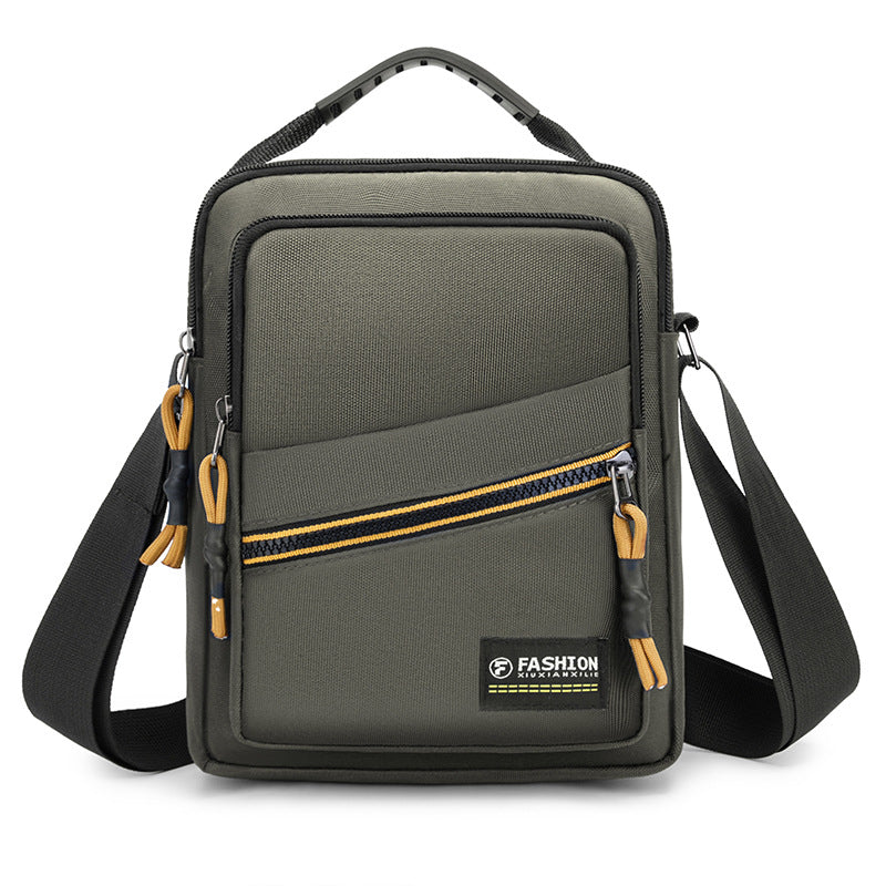 Versatile Multi-Compartment Messenger Bag Kalsten