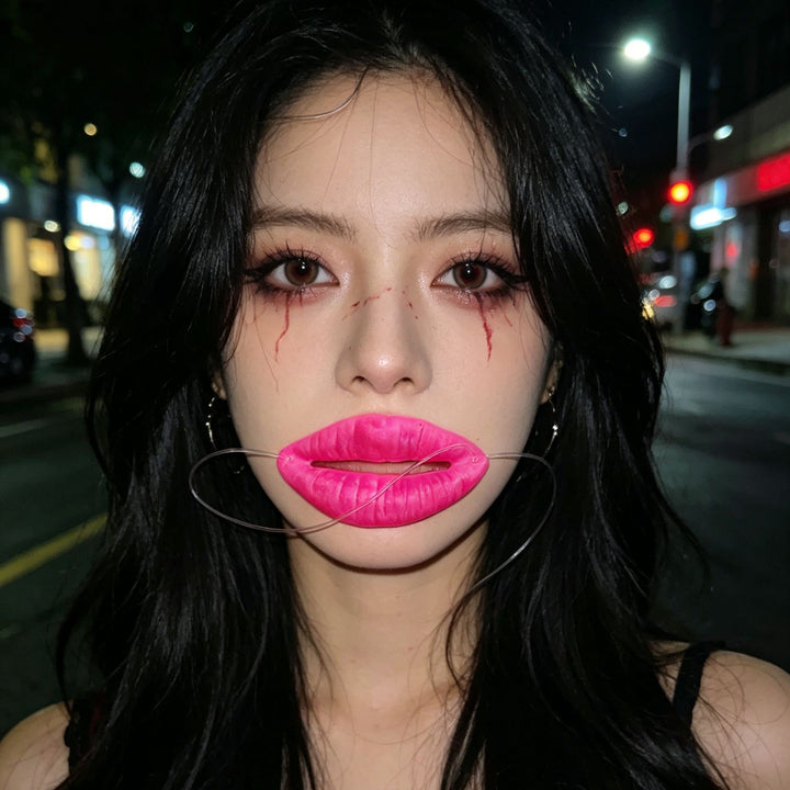 Decorative lip figure