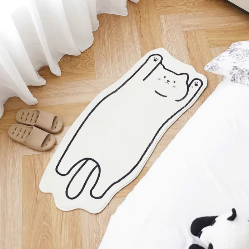 Cartoon-Themed Soft Plush Area Rug for Home Decor