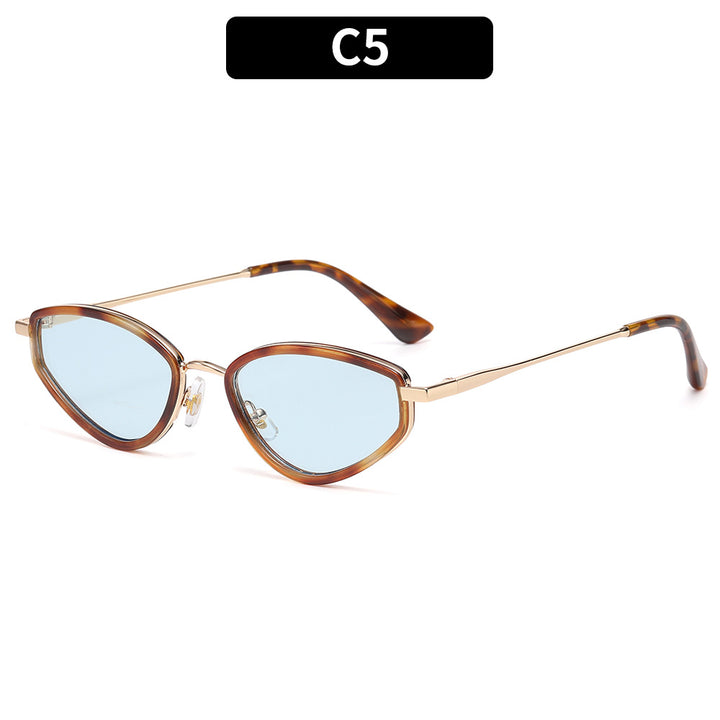 Chic Angular Cat-Eye Sunglasses