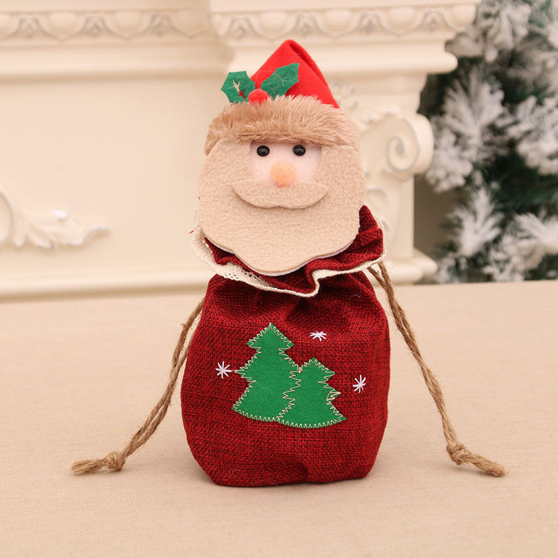 Festive Decorative Plush Snowman Gift Bag Kalsten
