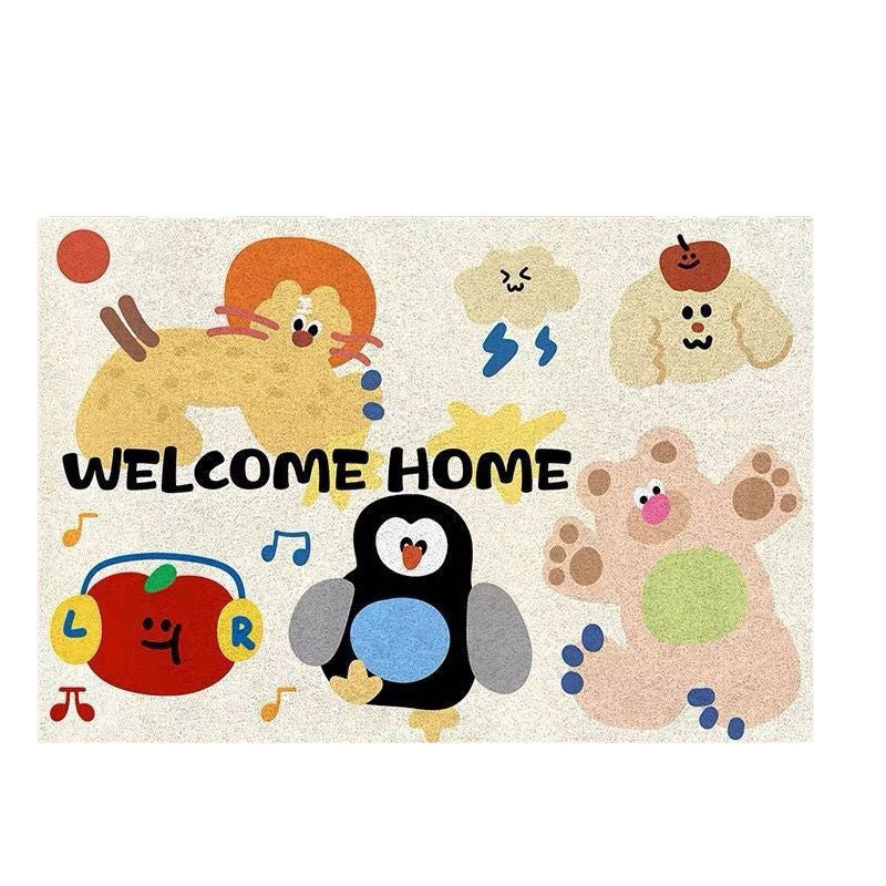 Fun Cartoon-Themed Welcome Mat Kalsten