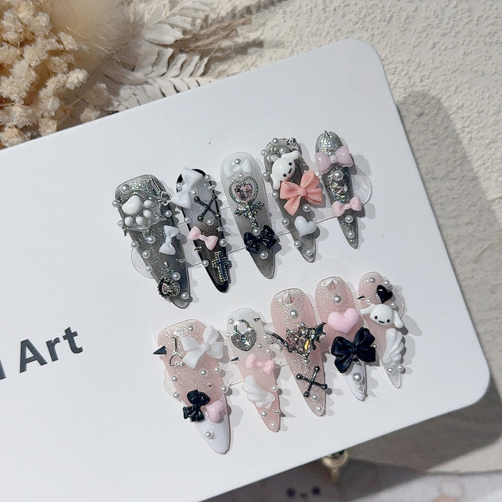 Playful 3D Nail Art Set