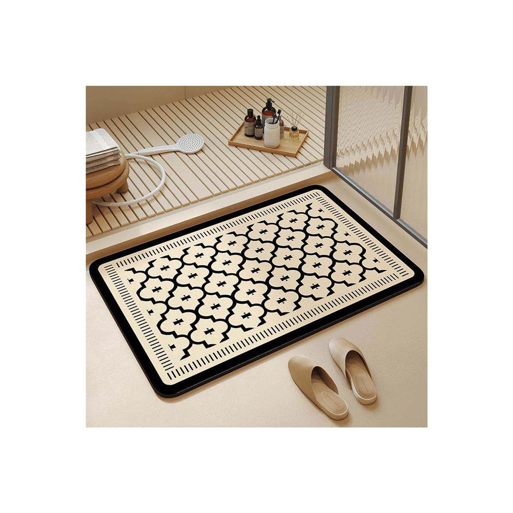 Decorative Oval Bath Mat