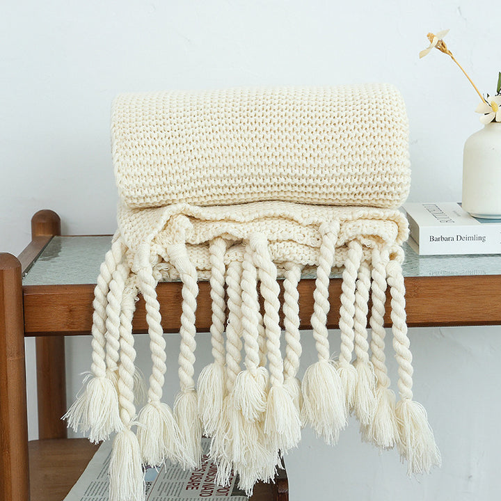 Women's high-quality knitted blanket Kalsten