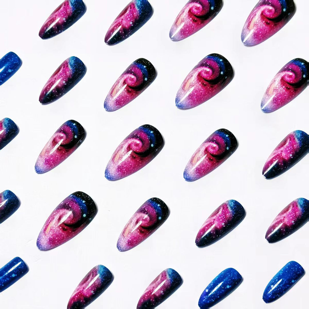Galaxy-Inspired Nail Art Kalsten