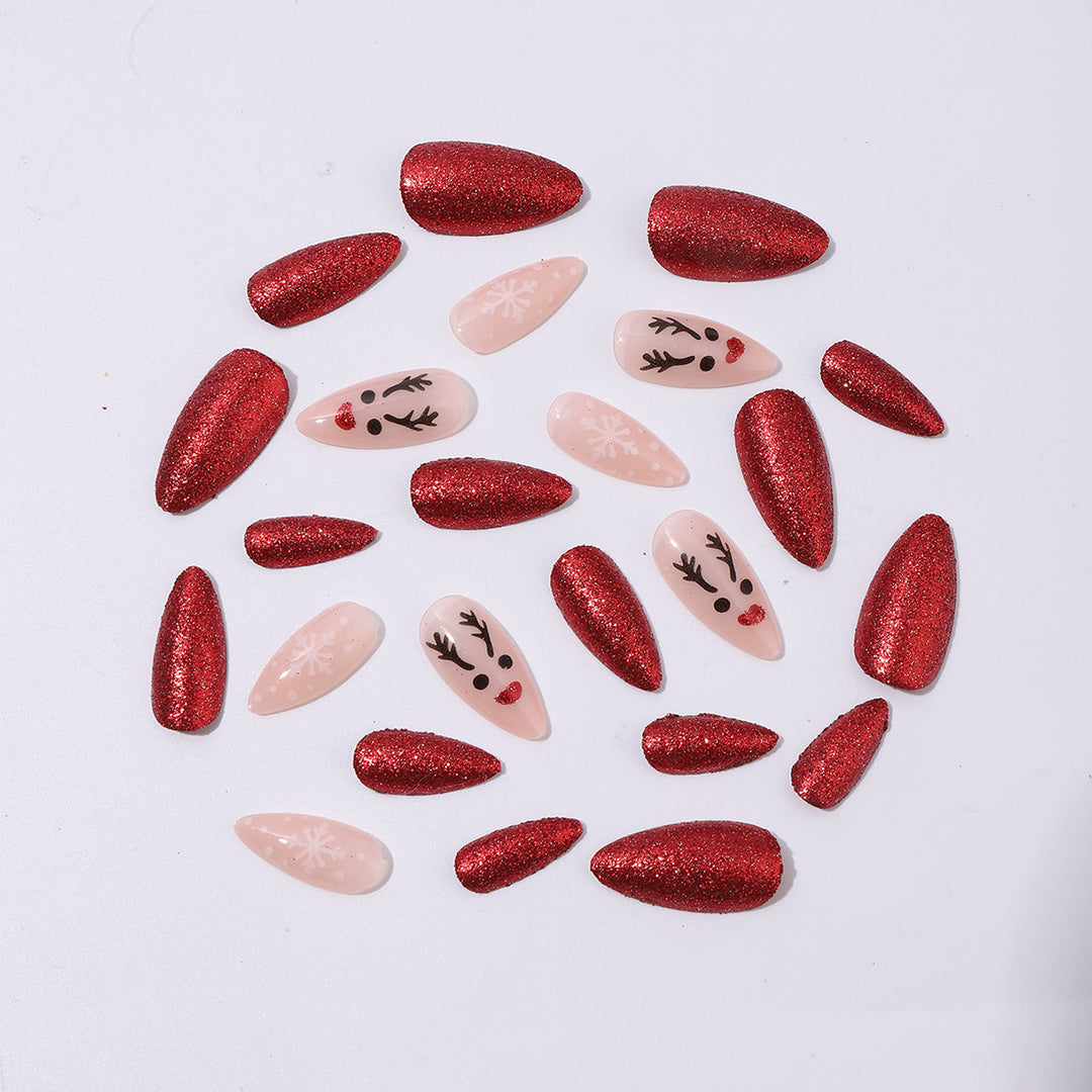 Creative Nail Art Kit with Sparkling Glitter and Festive Designs Kalsten