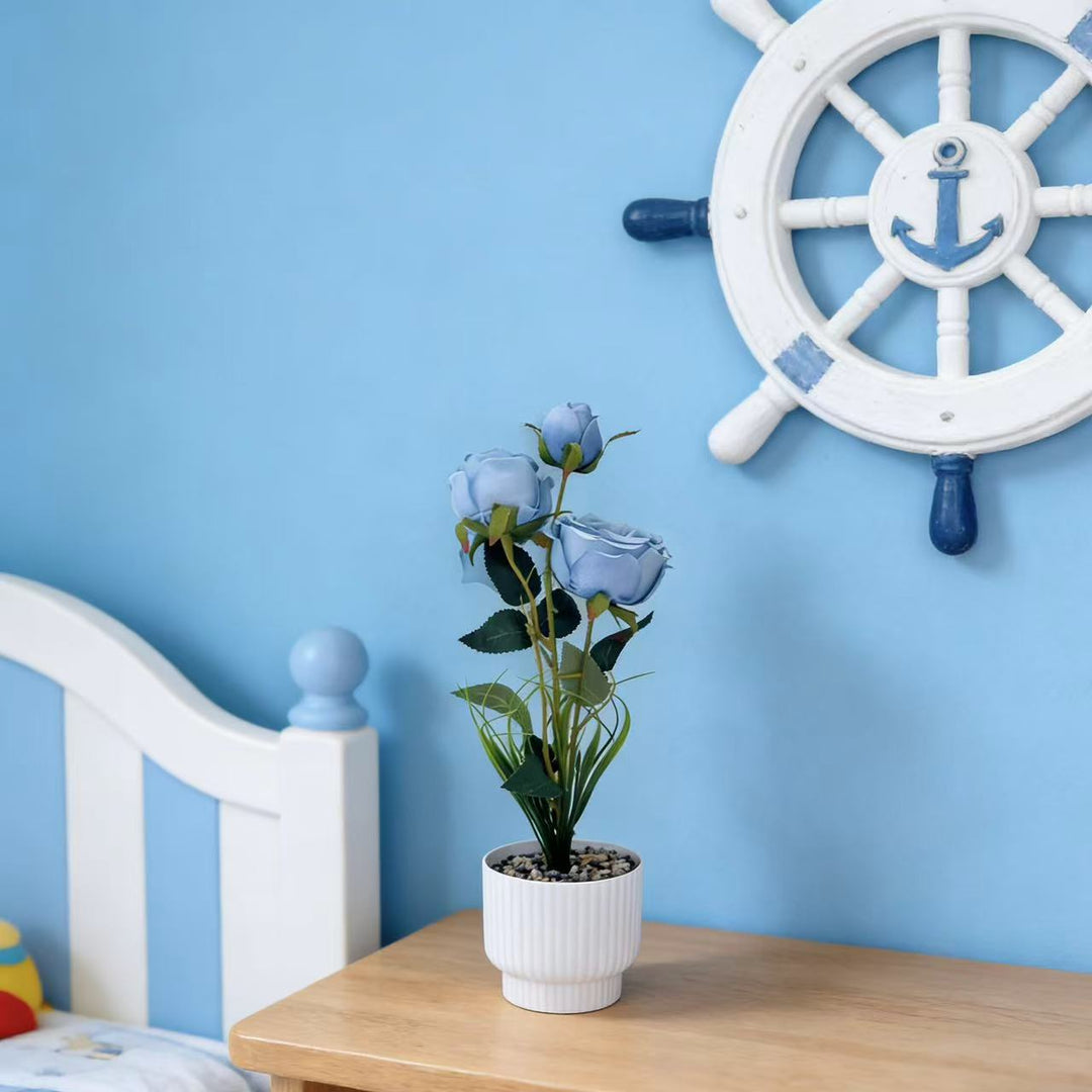 Elegant Artificial Rose Bouquet for Home Decor Display