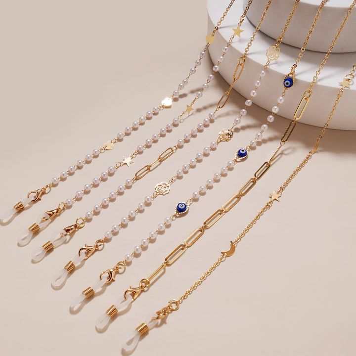 Trendy Geometric Eyewear Chain Kalsten