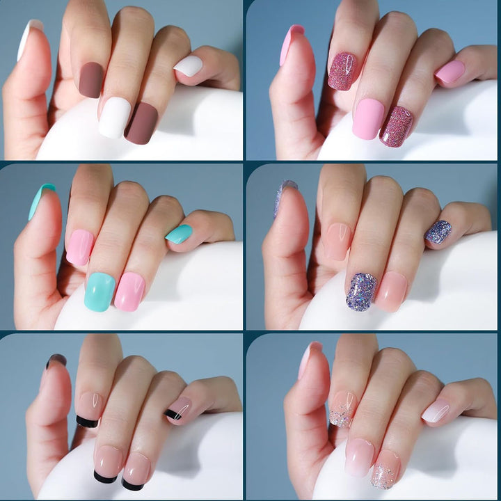 Versatile Multi-Design Press-On Nail Set Kalsten