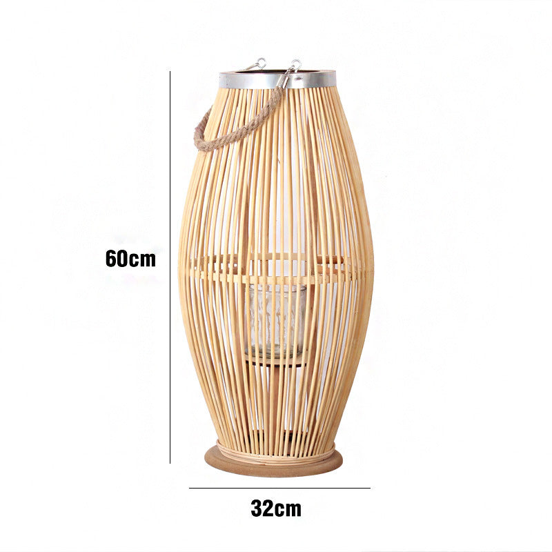 Elegant Rattan Lantern Kalsten