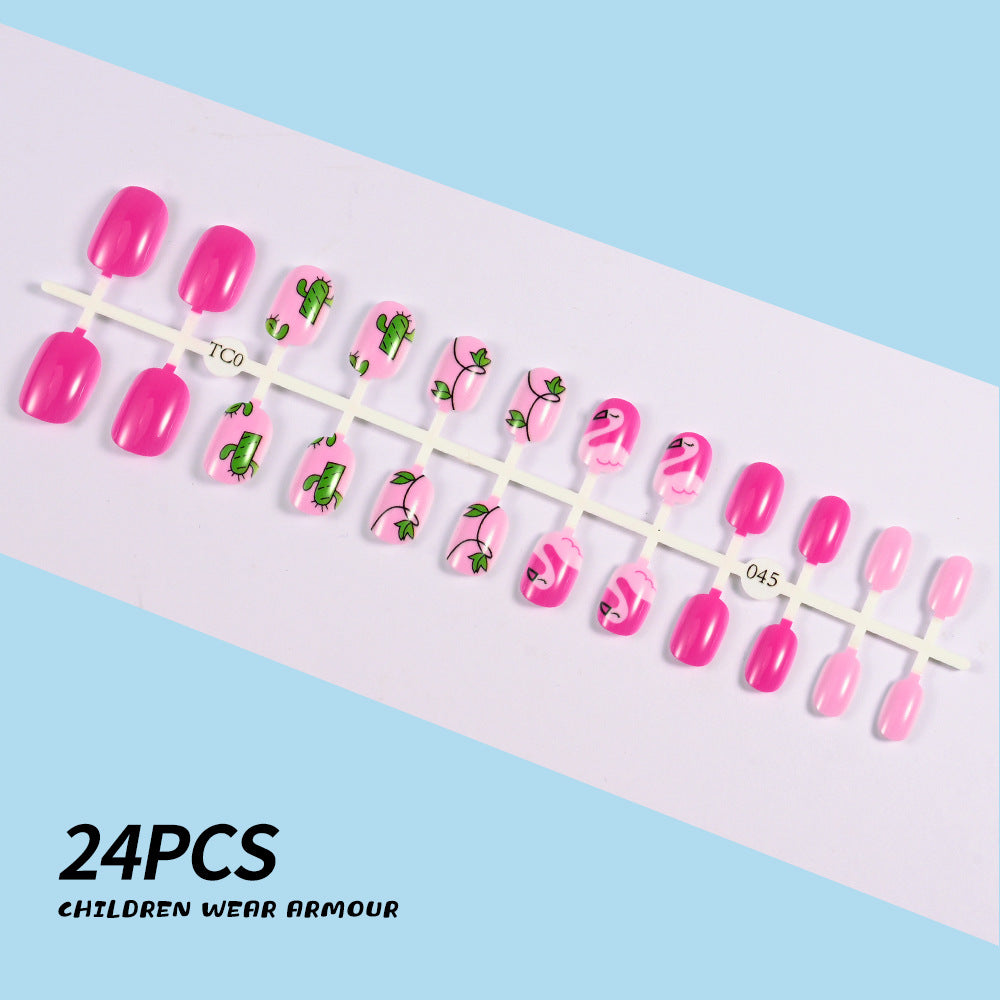 Children's Fun-Themed Press-On Nail Set Kalsten