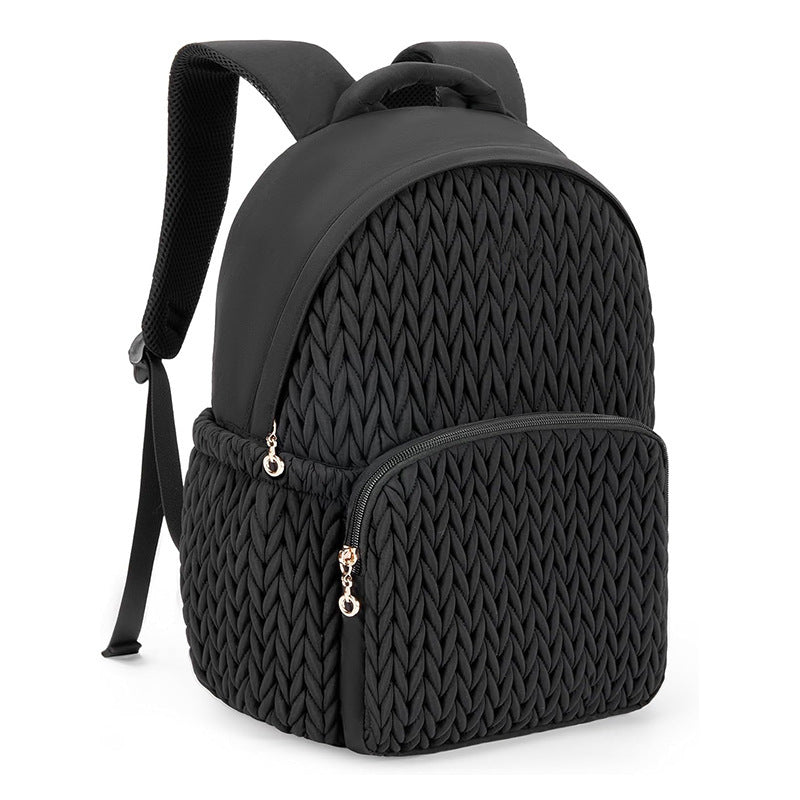 Fashionable backpack with braided structure Kalsten