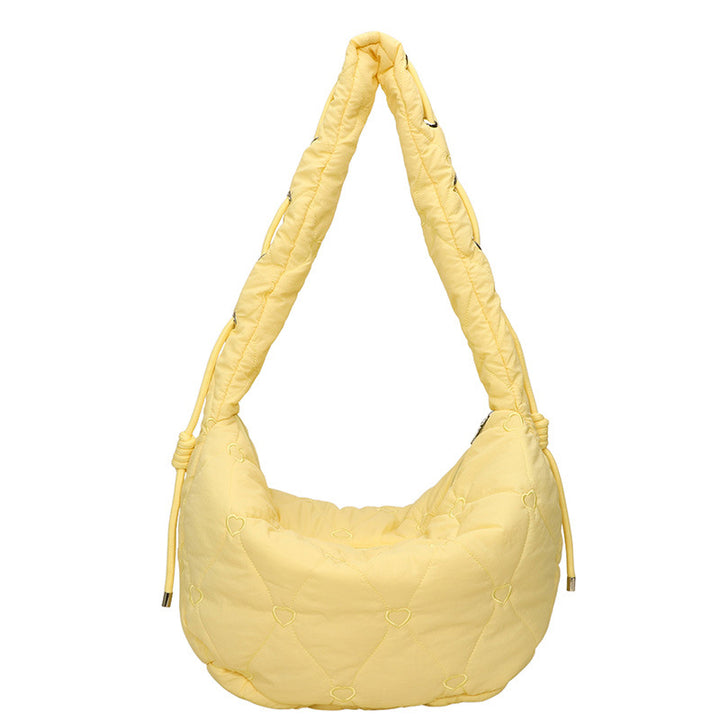 Quilted Heart Pattern Handbag
