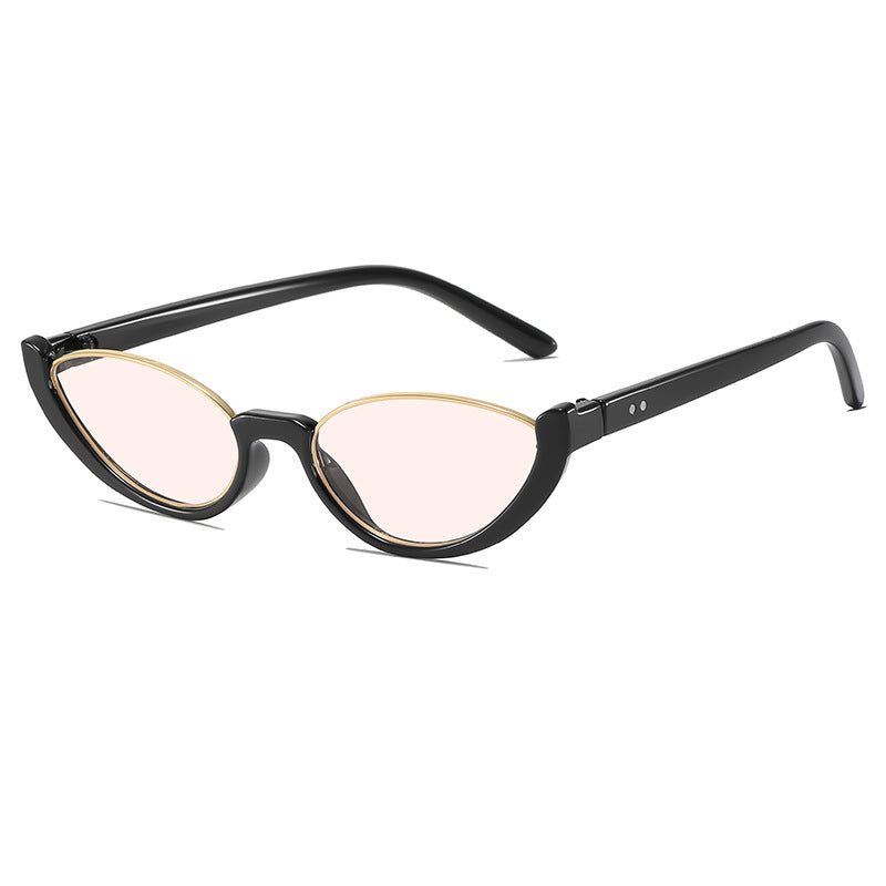 Retro-Inspired Clear Frame Cat Eye Sunglasses Kalsten
