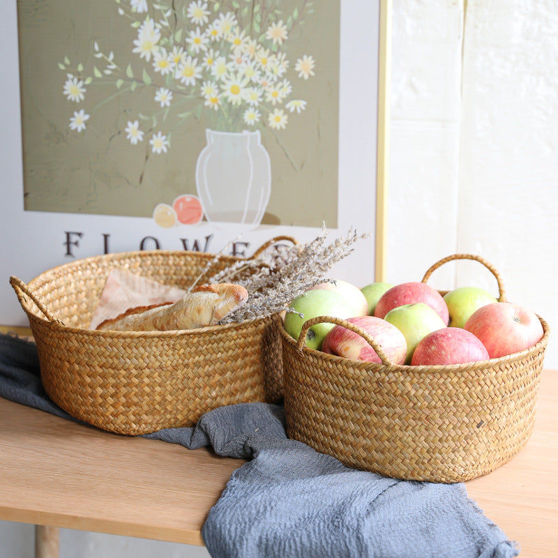 Unisex storage basket made of natural willow material Kalsten