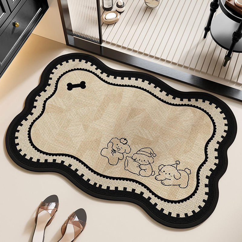 Dog-Themed Memory Foam Area Mat