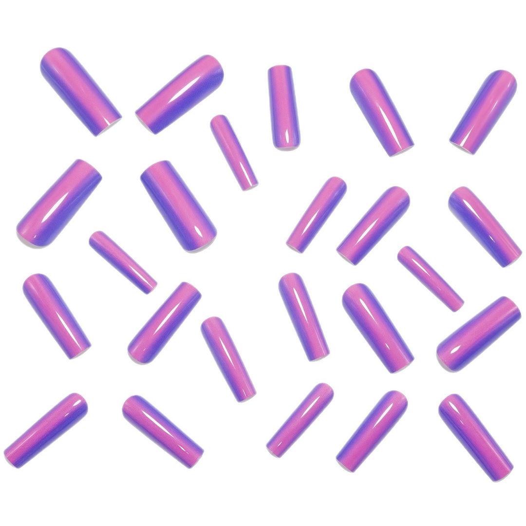 Glamorous artificial nails with high-gloss effect Kalsten