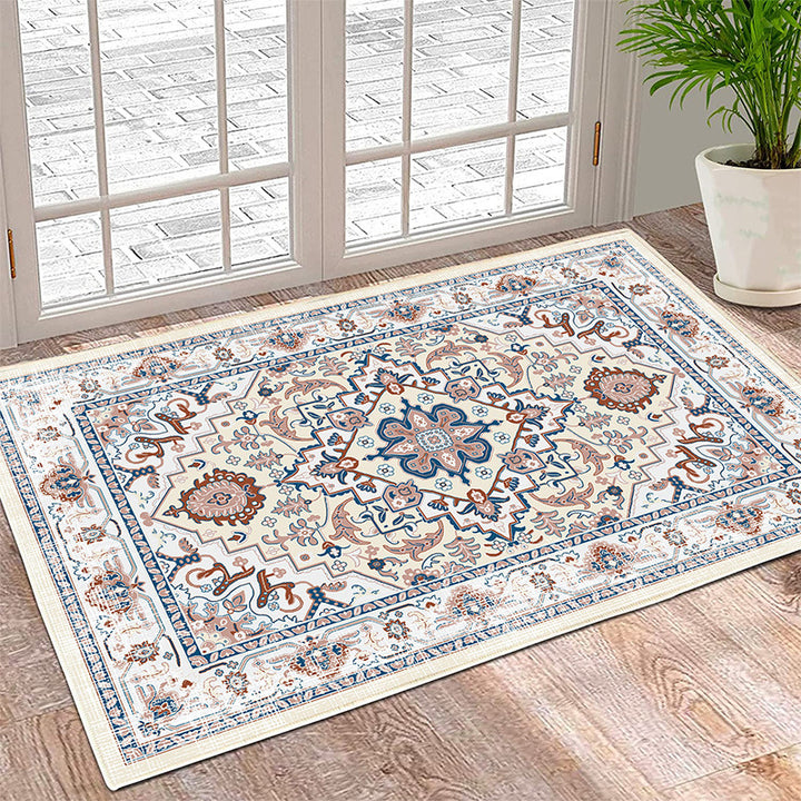 Vintage-Inspired Floral Area Rug Kalsten