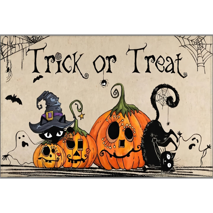 Halloween Theme Decorative Bath Mat
