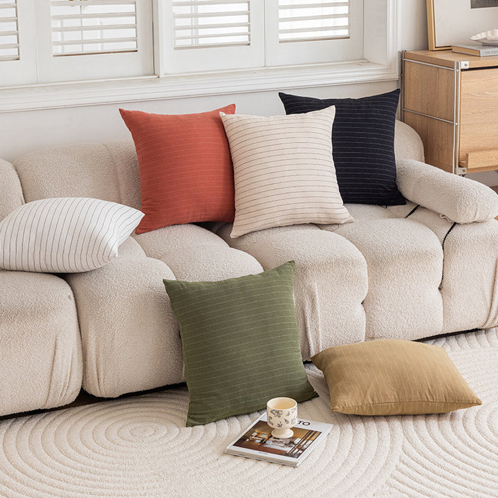 Striped Texture Decorative Cushion